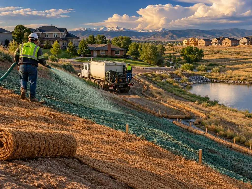 Erosion Control Blankets & Hydromulch in Denver, CO