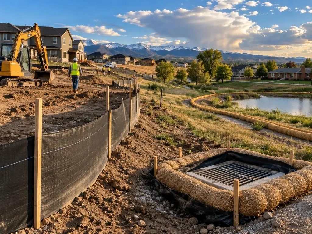 Silt Fence & Construction BMPs in Denver, CO